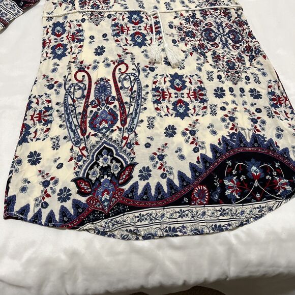 La Moda Tropical Cover Up Caftan Garden Midi Dress Embellishments L / XL - Picture 10 of 16